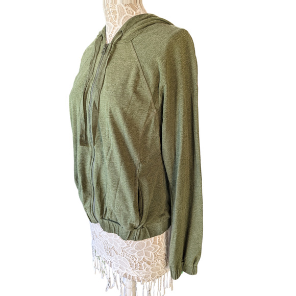 Z by Zella Zip Up Soft Hoodie, Green - Picture 2 of 6